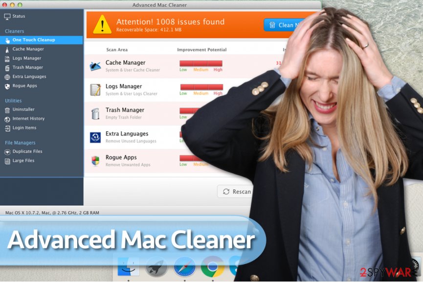 remove advanced mac cleaner from imac